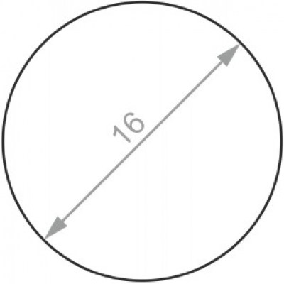 Алюминиевый круг ø 16 мм, АД31, без покрытия