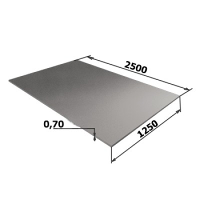 Лист оцинкованный 0,70 мм Z 275